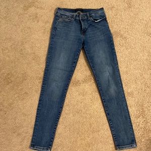 Medium wash  Banana Republic sculpt skinny jeans